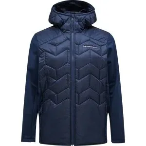 Peak Performance Isolierender und vielseitiger Stepp- Und Daundenjacken M Elevate Liner Hybrid Hood Jacket Blue Shadow für Herren Größe L Navy