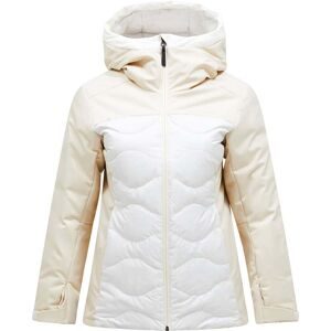 Peak Performance Stepp- Und Daundenjacken Ski W Silverchute Helium Down Jacket Sand Fog Off White für Damen Größe M Weiß
