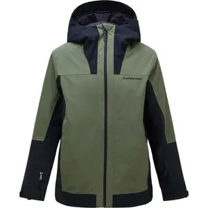 Peak Performance Isolierende Skijacke M Rider Tech 2L Insulated Shell Jacket Pine Needle Black für Herren Größe M Grün