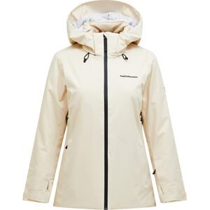 Peak Performance Isolierende Skijacke W Anima 2L Insulated Jacket Sand Fog für Damen Größe M Beige