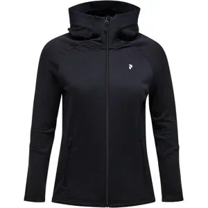 Peak Performance Schnelltrocknender Fleece W Rider Essentials Zip Hoodie Black für Damen Größe M schwarz