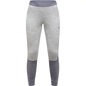 Peak Performance Strumpfhose aus Merinowolle W Magic Long Johns Baselayer Med Grey Melange für Damen Größe XS Grau