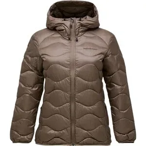Peak Performance Stepp-Und Daunenjacken mit Kapuze &ndash; Damen / Frau Helium Down Hood Jacket W Helium Down Hood Jacket Terrain Tan für Damen -
