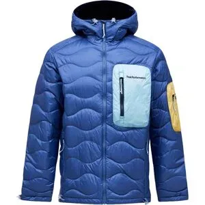 Peak Performance Warme Skitourengehen-Stepp-Und Daundenjacken &ndash; Herren &ndash; Helium Utility Down Hood Black Sand Fog M Helium Utility Down