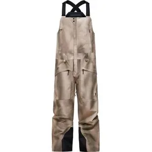 Peak Performance Pantalon technique de freeride M Edge 3L Aop Bib Pants 336 Beam Fade für Herren Größe M Beige