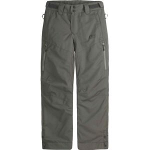 Picture Organic Clothing Atmungsaktive und wasserdichte Skihose Time Pants Raven Grey  Kindergröße 110-122 cm Grau