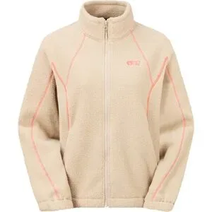 Picture Organic Clothing Fleece mit Reißverschluss und Stehkragen Zelkova Zip Fleece Pure Cashmere für Damen Größe M Beige