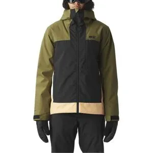 Picture Organic Clothing Wasserfeste und atmungsaktive Skijacke Seakrest Jkt Tobacco Black für Damen Größe S Khaki