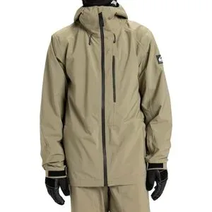 Quiksilver Stretch Ski /Snowboard Jacke Muldrow 20k Jacket Fallen Rock für Herren Größe M Beige