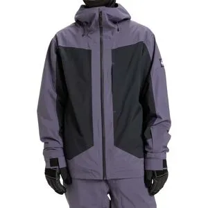 Quiksilver Stretch Ski /Snowboard Jacke aus PrimaLoft® Silver Active Ultralight Stretch 20k Jacket Graystone für Herren Größe M Grau