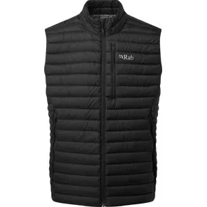 Rab ärmellose Stepp-und Daunenjacken Microlight Vest Black für Herren Größe L schwarz