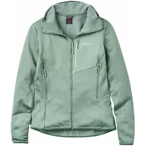 Rab Leichtes, atmungsaktives technisches Fleece &ndash; Damen / Frau &ndash; Ascendor Light Hoody Ascendor Light Hoody W Dark Fig Green für Damen