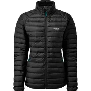 Rab Warme Daunenjacke Microlight Jacket W Black für Damen Größe L schwarz