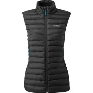 Rab Daunenweste Microlight Vest W Black für Damen Größe XS schwarz