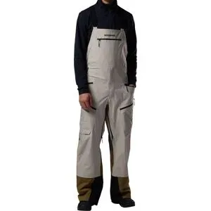 Rossignol Wasserfeste Latzhose für Ski Proclivity L.E. 3L Shell M Bib Birch für Herren aus Wolle Größe L Grau