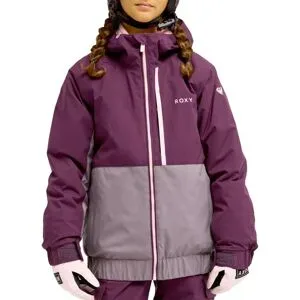 Roxy Veste de ski Crystal Clear Girl Jacket Blackberry Wine  Kindergröße 12 Jahre Bordeaux