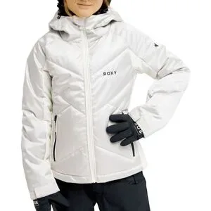 Roxy Veste de ski Snowdrift Gril Jacket Silver  Kindergröße 14 Jahre Grau