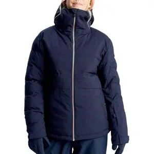 Roxy Doudoune à capuche imperméable Snowyhill Puffy Jacket True Black für Damen Größe L schwarz