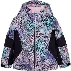 Roxy Veste de ski imperméable Snowy Tale Jacket True Black Snow Drifting  Kindergröße 2 Jahre Violett
