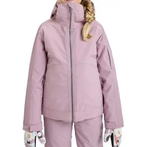 Roxy Warme Skijacke Meade Girl Jacket Discreet Mauve  Kindergröße 10 Jahre Rosa