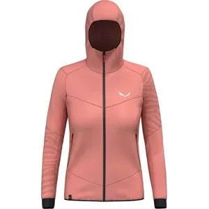Salewa Technisches Fleece mit Stretch Sella Crevasse Hd Jacket W Desert Pink für Damen Größe L Rosa