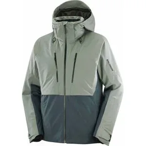 Salomon Leichte, isolierende Skijacke aus PrimaLoft® Brilliant 2.0 Jacket M Sedona Sage/Green für Herren Größe L Grau