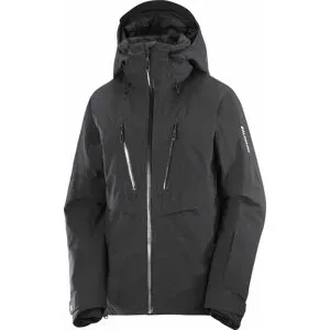Salomon Isolierende und leichte Skijacke aus PrimaLoft® Brilliant 2.0 Jacket W Deep Black für Damen Größe S schwarz