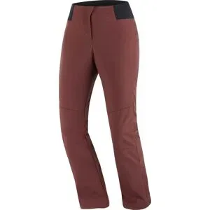 Salomon Wasserdichte Stretch-Skihose Reason Pant W Rum Raisin für Damen Größe L Bordeaux