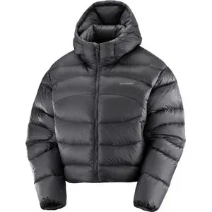 Salomon Stepp- Und Daundenjacken Outline Nov Crop Down W Deep Black für Damen Größe XS schwarz