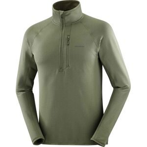 Salomon Warmes und leichtes technisches Fleece &ndash; Herren &ndash; Sntial Lightwarm HZ Sntial Lightwarm HZ M Grape Leaf für Herren Größe L -