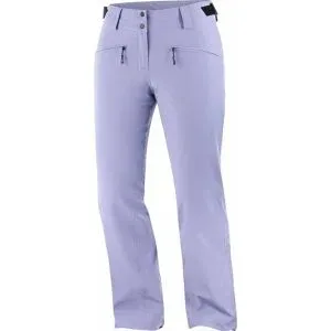 Salomon Isolierende Skihose Edge Pant W Blue Granite für Damen Größe L Violett