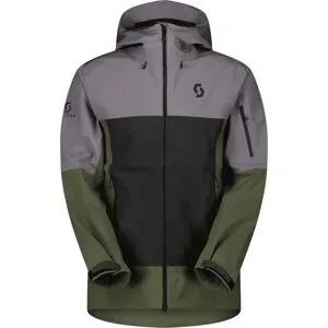 Scott Wetterschutzjacke 3 Schichten Explorair 3L Jacket M Evening Grey Black für Herren Größe XL Grau