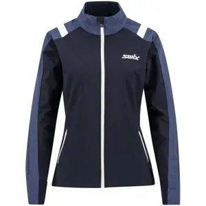 Swix Langlaufskijacke  Infinity Jacket Women Lake Blue für Damen Größe M Navy blau
