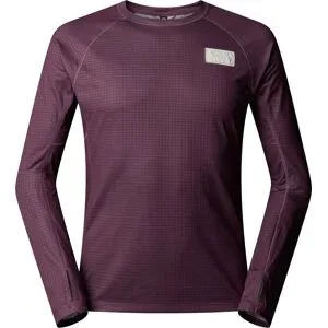 The North Face Technischer Baselayer A68A Circular Dot Knit Crew Midnight Mauve für Herren Größe XS Violett