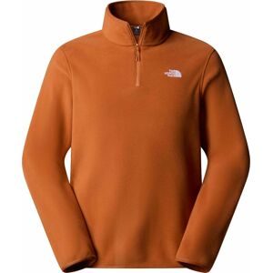 The North Face Fleece mit Reißverschluss M Glacier Fleece 1/4 Zip Jacket Burnt Umber für Herren Größe S Braun
