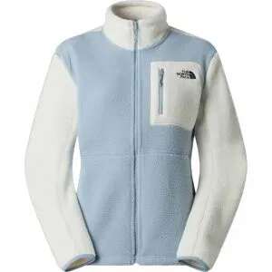 The North Face Fleecejacke mit Reißverschluss aus recyceltem Polyester &ndash; für Damen &ndash; W Yumiori Full Zip Frost Grey White W Yumiori