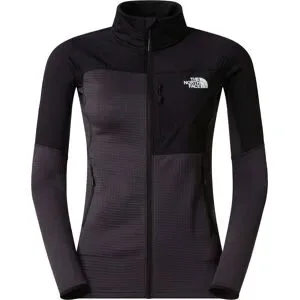 The North Face Fleecejacke mit Polartec® Reißverschluss  W Polartec Powergrid Stormgap Jacket Asphalt Grey TNF Black für Damen Größe S Grau