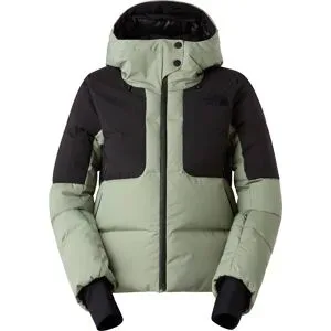 The North Face Stepp- Und Daundenjacken W Cold Spell Cropped Down Jacket Slate Moss TNF Black für Damen Größe XS Grün