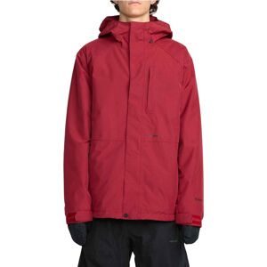 Volcom Snowboard Jacke aus GORE-TEX ePE Dua Insulated Gore-Tex Jacket Burnt Red für Herren Größe S Rot