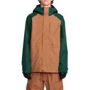 Volcom Snowboard Jacke aus GORE-TEX ePE Dua Insulated Gore-Tex Jacket Terra Brown für Herren Größe M Braun