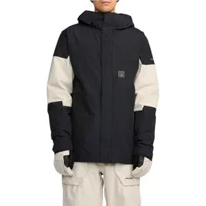 Volcom Wasserfeste und atmungsaktive Snowboard Jacke Primry Jacket Black für Herren aus Leder Größe M schwarz