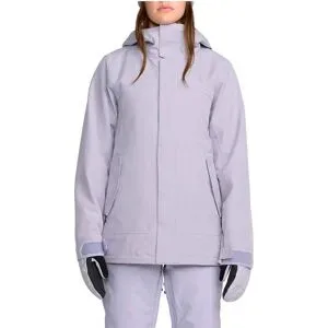 Volcom Wasserfeste und isolierende Snowboardjacke Stoney Shadow Insulated Jacket W Lavender Aura für Damen aus Leder Größe S Violett