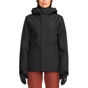 Volcom Wasserfeste und isolierende Snowboard Jacke Bolt Insulated Jacket W Black für Damen aus Leder Größe L schwarz