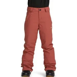 Volcom Wasserfeste, atmungsaktive Hose für die Schneehose Frostique Insulated Pant Henna  Kindergröße S Rot