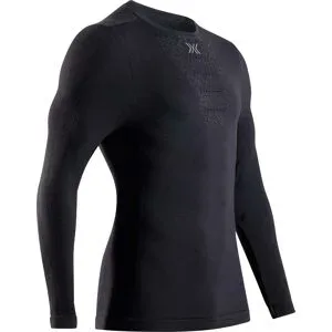 X-Bionic Thermo-T-Shirt mit langen ärmeln / Griff / ärmel Mightywool Shirt LS M Black für Herren aus Wolle Größe XL schwarz