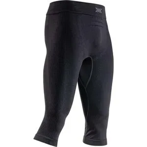 X-Bionic Thermo-Strumpfhose Mightywool Pants 3/4 M Black für Herren aus Wolle Größe L schwarz