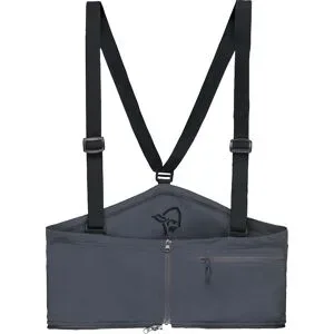 Norrona Hosenlatz Mountaineering Bib W Ebony für Damen Größe XS Grau