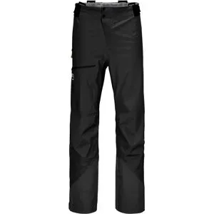 Ortovox Skitourenhose 3L Ortler Pants M Black Raven für Herren aus Wolle Größe XL schwarz