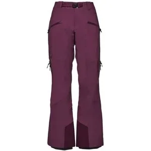 Black Diamond Wasserdichte, atmungsaktive Hose W Recon Lt Stretch Pants Blackberry für Damen Größe S Bordeaux