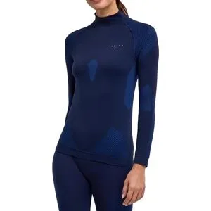 Falke Sous-vêtement technique chaud Longsleeved Shirt Warm W Space Blue für Damen Größe XL Navy blau